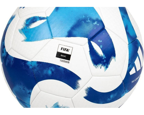 М'яч для футболу Adidas Tiro League термозварений біло-синій HT2429 5 М'яч для футболу Adidas Tiro League термозварений біло-синій HT2429 5