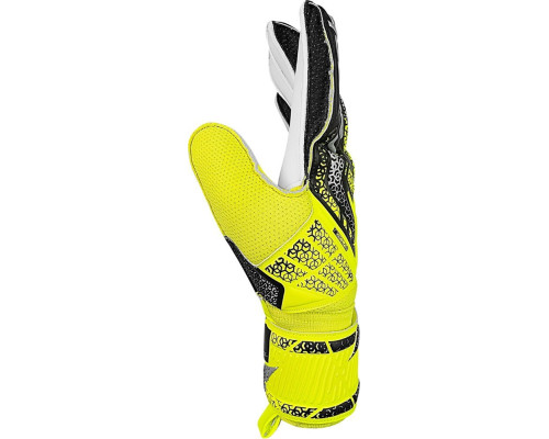 Рукавички воротарські Reusch Attrakt Solid 5570515 2014 р.7,5, жовто-чорні Рукавички воротарські Reusch Attrakt Solid 5570515 2014 р.7,5, жовто-чорні