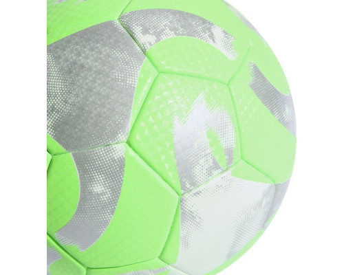 М'яч футбольний Adidas TIRO League HZ1296 розмір 5, зелено-сірий М'яч футбольний Adidas TIRO League HZ1296 розмір 5, зелено-сірий