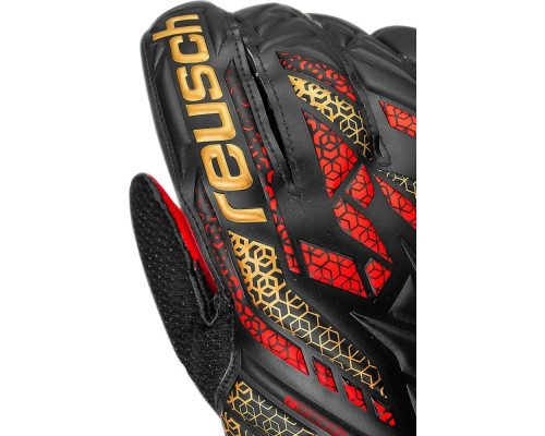 Рукавички воротарські Reusch Attrakt Solid 5570515 7075 р.10,5, червоно-чорні Рукавички воротарські Reusch Attrakt Solid 5570515 7075 р.10,5, червоно-чорні