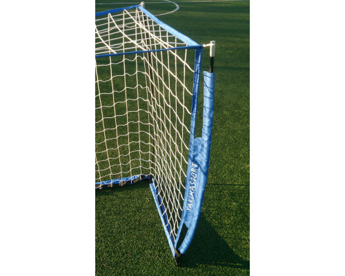 Ворота футбольні YakimaSport UNI Skrzat 300 х 100 см, біло-блакитні