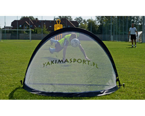 Ворота футбольні Yakimasport POP-UP 120 х 80 см, чорно-білі Ворота футбольні Yakimasport POP-UP 120 х 80 см, чорно-білі