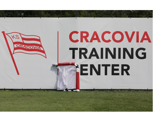 Ворота футбольні Yakimasport ACADEMY 120 х 80 см, червоно-білі