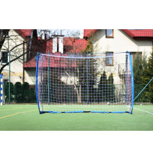 Ворота футбольні Yakimasport UNI 300 x 200 см, біло-сині