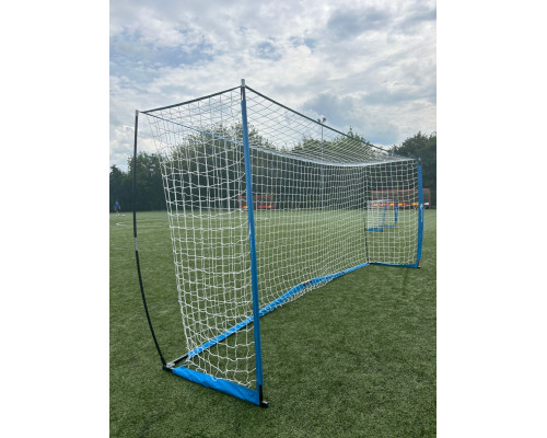 Ворота футбольні Yakimasport UNI 500 x 200 см, біло-сині Ворота футбольні Yakimasport UNI 500 x 200 см, біло-сині
