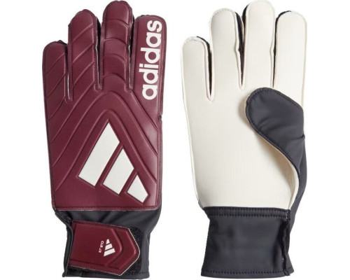 Рукавички воротарські Adidas Copa Club IQ4017 р. 9,5, бордово-білі Рукавички воротарські Adidas Copa Club IQ4017 р. 9,5, бордово-білі