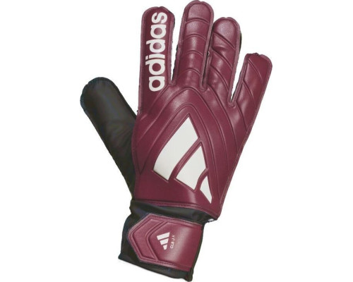 Рукавички воротарські Adidas Copa Club IQ4017 р. 9,5, бордово-білі Рукавички воротарські Adidas Copa Club IQ4017 р. 9,5, бордово-білі