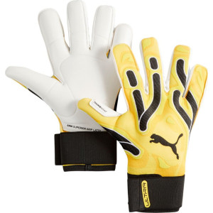 Рукавички воротарські Puma Ultra Ultimate Hybrid Sun 41858 04 р.9,5, жовто-білі
