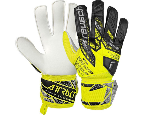 Рукавички воротарські Reusch Attrakt Solid 5570515 2014 р.10, жовто-чорні Рукавички воротарські Reusch Attrakt Solid 5570515 2014 р.10, жовто-чорні