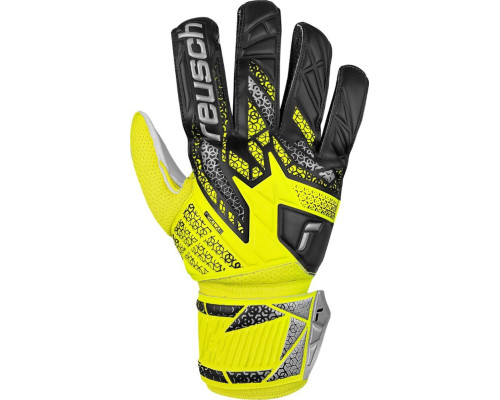 Рукавички воротарські Reusch Attrakt Solid 5570515 2014 р.10, жовто-чорні Рукавички воротарські Reusch Attrakt Solid 5570515 2014 р.10, жовто-чорні
