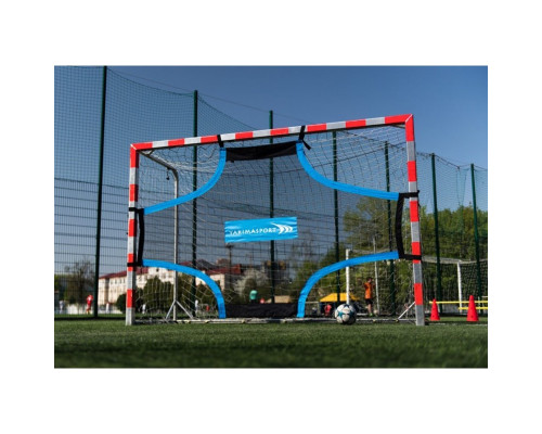 Мішень для футбольних воріт Yakimasport 300 x 200 см, чорно-синя Мішень для футбольних воріт Yakimasport 300 x 200 см, чорно-синя
