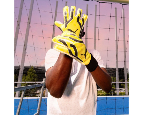 Рукавички воротарські Puma Ultra Ultimate Hybrid Sun 41858 04 р.9, жовто-білі