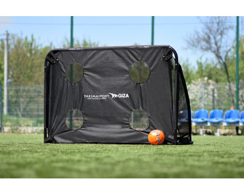 Мішень для футбольних воріт Yakimasport GIZA 180 x 120 см, чорна Мішень для футбольних воріт Yakimasport GIZA 180 x 120 см, чорна