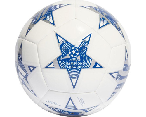 М'яч футбольний Adidas UCL Club 23/24 IA0945 розмір 4, біло-синій М'яч футбольний Adidas UCL Club 23/24 IA0945 розмір 4, біло-синій