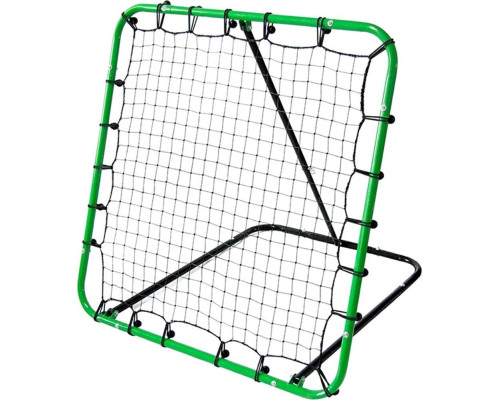 Сітка тренувальна для футболу Enero Rebounder 120 x 120 см, чорно-зелена Сітка тренувальна для футболу Enero Rebounder 120 x 120 см, чорно-зелена