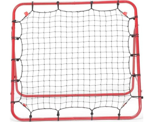 Сітка тренувальна для футболу Enero Rebounder 100 х 100 см, червоно-чорна Сітка тренувальна для футболу Enero Rebounder 100 х 100 см, червоно-чорна
