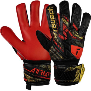 Рукавички воротарські Reusch Attrakt Solid 5570515 7075 р.8,5, червоно-чорні