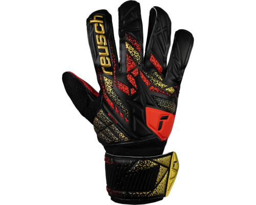 Рукавички воротарські Reusch Attrakt Solid 5570515 7075 р.8,5, червоно-чорні Рукавички воротарські Reusch Attrakt Solid 5570515 7075 р.8,5, червоно-чорні