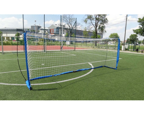 Ворота футбольні YakimaSport UNI 500 х 200 см, синьо-білі