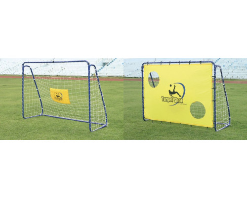 Ворота футбольні Spartan 213 x 152 x 76 см, сині