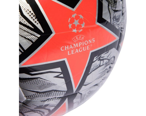 М'яч для футболу Adidas UCL Club срібно-червоний IN9329 4 М'яч для футболу Adidas UCL Club срібно-червоний IN9329 4