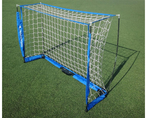 Ворота футбольні YakimaSport UNI 180 x 120 см, синьо-білі Ворота футбольні YakimaSport UNI 180 x 120 см, синьо-білі