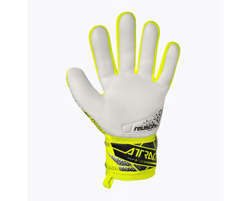 Рукавички воротарські Reusch Attrakt Grip Junior 5572815 2014 р.4, жовто-чорні Рукавички воротарські Reusch Attrakt Grip Junior 5572815 2014 р.4, жовто-чорні