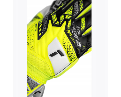 Рукавички воротарські Reusch Attrakt Grip Junior 5572815 2014 р.4, жовто-чорні Рукавички воротарські Reusch Attrakt Grip Junior 5572815 2014 р.4, жовто-чорні
