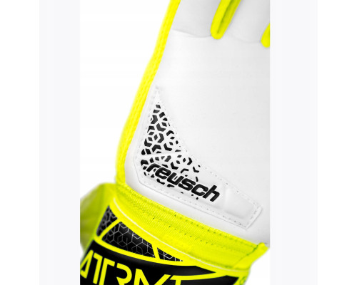 Рукавички воротарські Reusch Attrakt Grip Junior 5572815 2014 р.4, жовто-чорні Рукавички воротарські Reusch Attrakt Grip Junior 5572815 2014 р.4, жовто-чорні