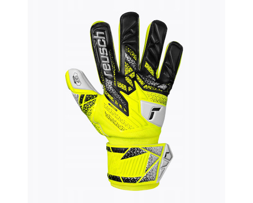 Рукавички воротарські Reusch Attrakt Grip Junior 5572815 2014 р.7,5, жовто-чорні Рукавички воротарські Reusch Attrakt Grip Junior 5572815 2014 р.7,5, жовто-чорні