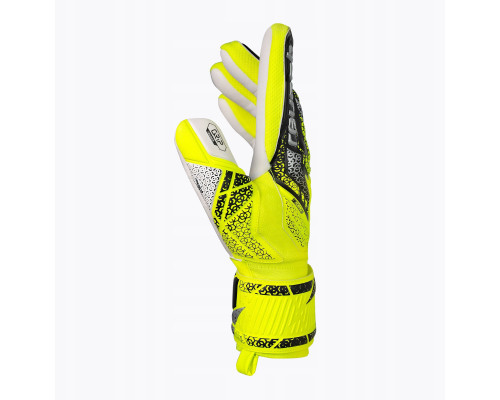 Рукавички воротарські Reusch Attrakt Grip Junior 5572815 2014 р.7,5, жовто-чорні Рукавички воротарські Reusch Attrakt Grip Junior 5572815 2014 р.7,5, жовто-чорні