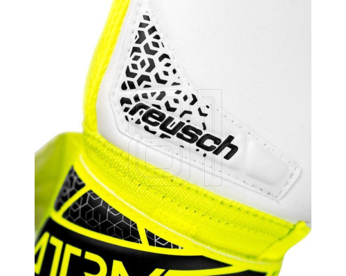 Рукавички воротарські Reusch Attrakt Grip Junior 5572815 2014 р.7,5, жовто-чорні Рукавички воротарські Reusch Attrakt Grip Junior 5572815 2014 р.7,5, жовто-чорні