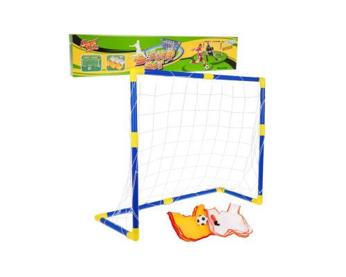 Ворота футбольні дитячі Ramiz ZOG.2122  90 x 75 x 35 см, синьо-жовті