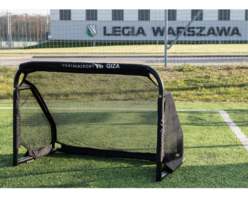 Ворота футбольні YakimaSport GIZA 120 x 80 см, чорні Ворота футбольні YakimaSport GIZA 120 x 80 см, чорні