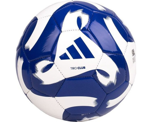 М'яч для футболу Adidas Tiro Club синьо-білий HZ4168 4 М'яч для футболу Adidas Tiro Club синьо-білий HZ4168 4