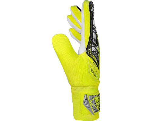 Рукавички воротарські Reusch Attrakt Starter Solid Junior 5572514 2014 р.7,5, жовто-чорні Рукавички воротарські Reusch Attrakt Starter Solid Junior 5572514 2014 р.7,5, жовто-чорні