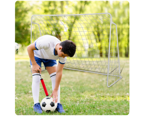 Ворота футбольні Neo-Sport NS-457 215 x 153 см, білі