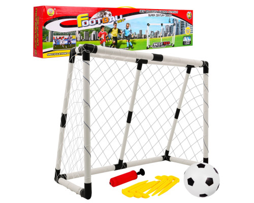 Ворота футбольні дитячі Ramiz HF540 130 x 103 см, чорно-білі