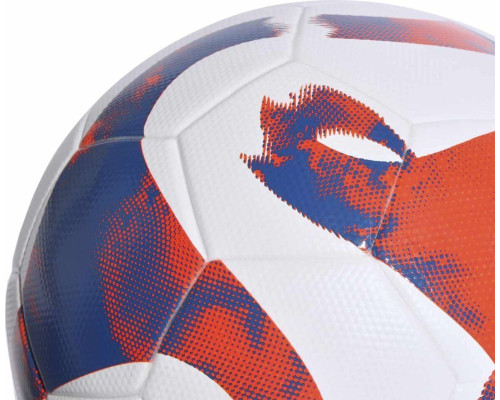 М'яч для футболу Adidas Tiro League TSBE біло-синьо-червоний HT2422 4 М'яч для футболу Adidas Tiro League TSBE біло-синьо-червоний HT2422 4