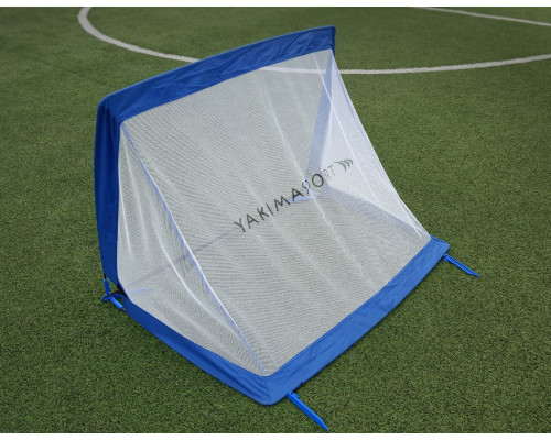 Ворота футбольні YakimaSport POP UP 120 х 80 см, біло-сині Ворота футбольні YakimaSport POP UP 120 х 80 см, біло-сині