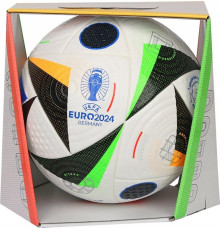 М'яч футбольний Adidas Euro24 Pro IQ3682 розмір 5, біло-чорний