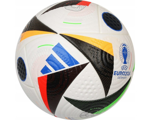 М'яч футбольний Adidas Euro24 Pro IQ3682 розмір 5, біло-чорний