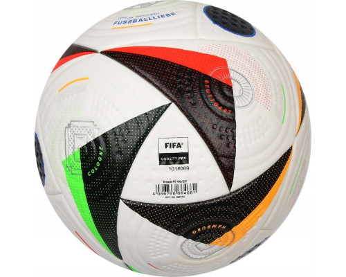 М'яч футбольний Adidas Euro24 Pro IQ3682 розмір 5, біло-чорний