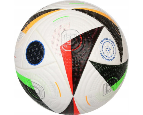 М'яч футбольний Adidas Euro24 Pro IQ3682 розмір 5, біло-чорний