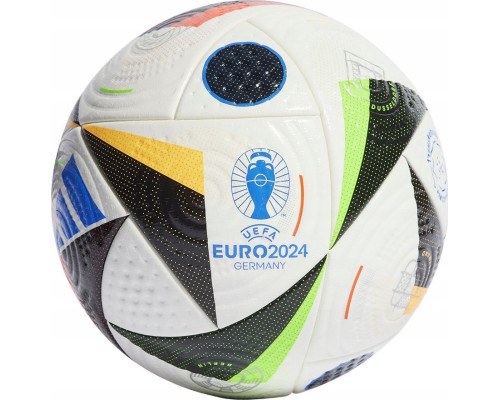 М'яч футбольний Adidas Euro24 Pro IQ3682 розмір 5, біло-чорний
