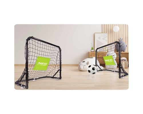 Ворота футбольні Neo-Sport NS-461 60 x 45 x 25 см, чорні