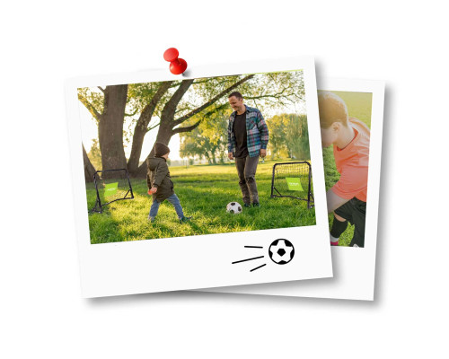 Ворота футбольні Neo-Sport NS-461 60 x 45 x 25 см, чорні