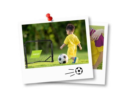 Ворота футбольні Neo-Sport NS-461 60 x 45 x 25 см, чорні