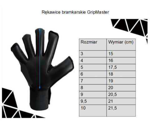 Рукавички воротарські Yakimasport GripMaster р. 8, чорно-зелений Рукавички воротарські Yakimasport GripMaster р. 8, чорно-зелений
