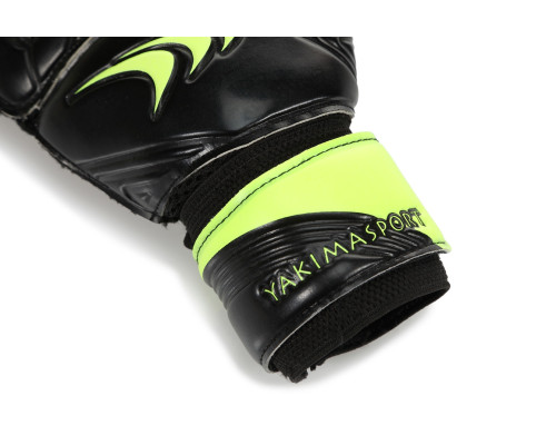 Рукавички воротарські Yakimasport GripMaster р. 8, чорно-зелений Рукавички воротарські Yakimasport GripMaster р. 8, чорно-зелений